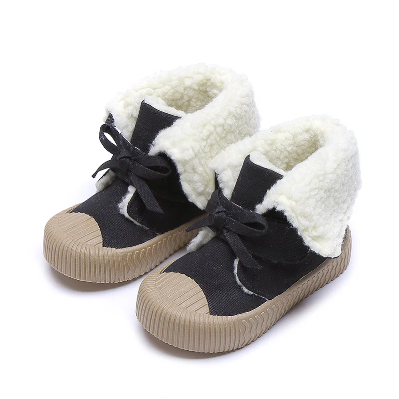 2020 Winter New Turnup Lambskin Canvas Shoes Warm Soft Children Shoes Toddler Comfortable Casual High Top Kids Sneakers D10153
2020 Winter New Turnup Lambskin Canvas Shoes Warm Soft Children Shoes Toddler Comfortable Casual High Top Kids Sneakers D10153