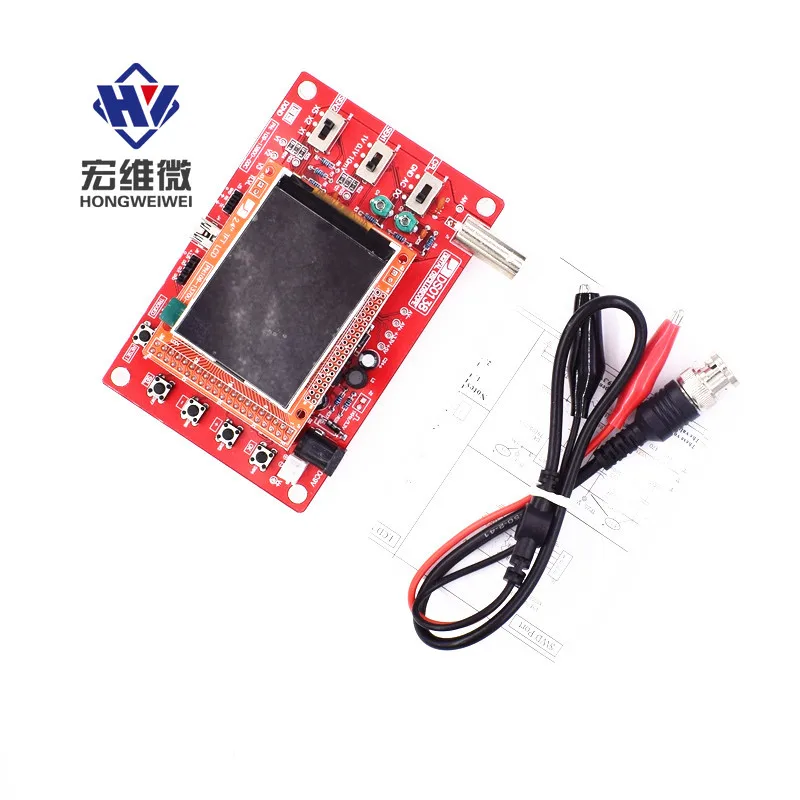 DSO138 2.4Inch Tft Digital Oscilloscope 1Msps Kit Parts Making Electronic DIY KIT Diagnostic-Tool Learning Set MCU Control Modul
DSO138 2.4Inch Tft Digital Oscilloscope 1Msps Kit Parts Making Electronic DIY KIT Diagnostic-Tool Learning Set MCU Control Modul