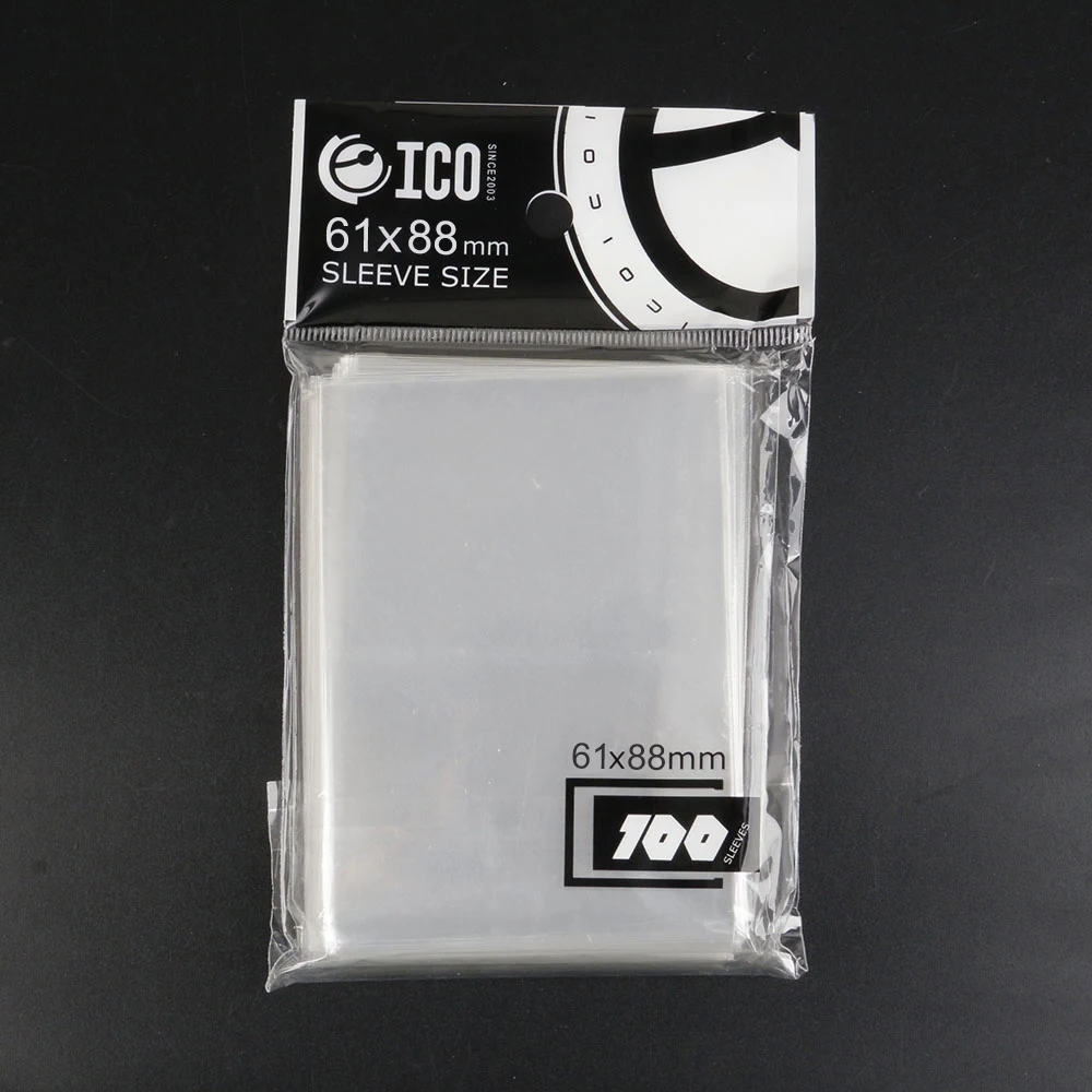 100pcs/pack New Size Card Sleeves 61x88 mm Card Protector for Magical Gathering Board Game Card Transparent Outdoor Games
100pcs/pack New Size Card Sleeves 61x88 mm Card Protector for Magical Gathering Board Game Card Transparent Outdoor Games