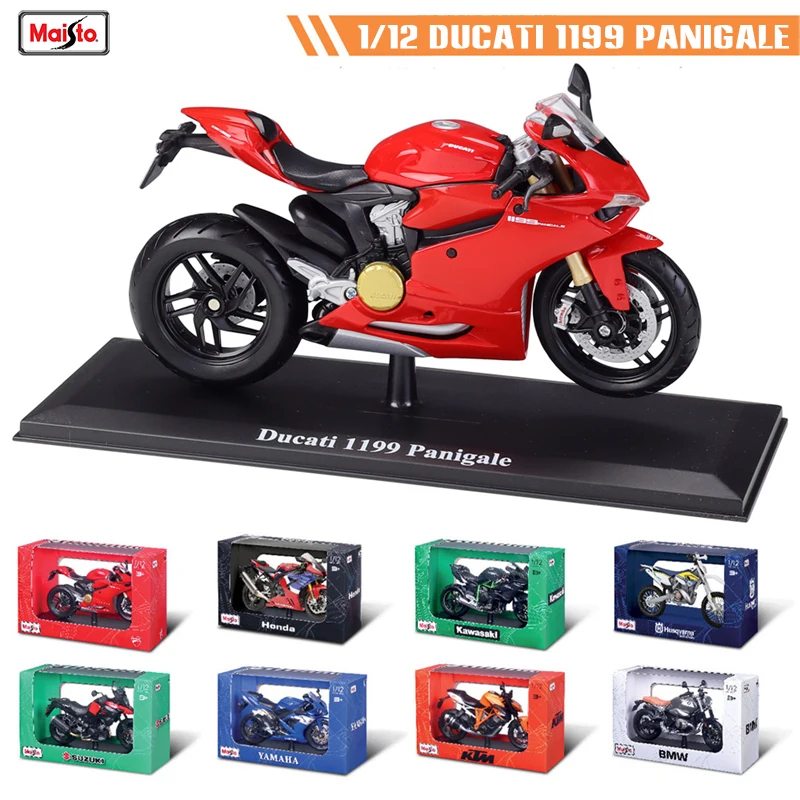 Maisto 1:12 new style With base Ducati 1199 Panigale original authorized simulation alloy motorcycle model toy car Collecting
Maisto 1:12 new style With base Ducati 1199 Panigale original authorized simulation alloy motorcycle model toy car Collecting