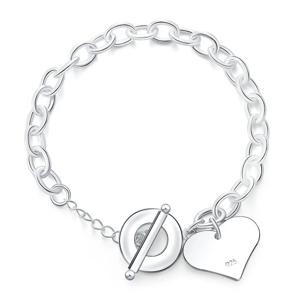 New Bracelet Love Heart Charms Bracelets for Women High Quality Bileklik Bracelet&Bangle Fashion Jewelry Gift Wholesale
New Bracelet Love Heart Charms Bracelets for Women High Quality Bileklik Bracelet&Bangle Fashion Jewelry Gift Wholesale