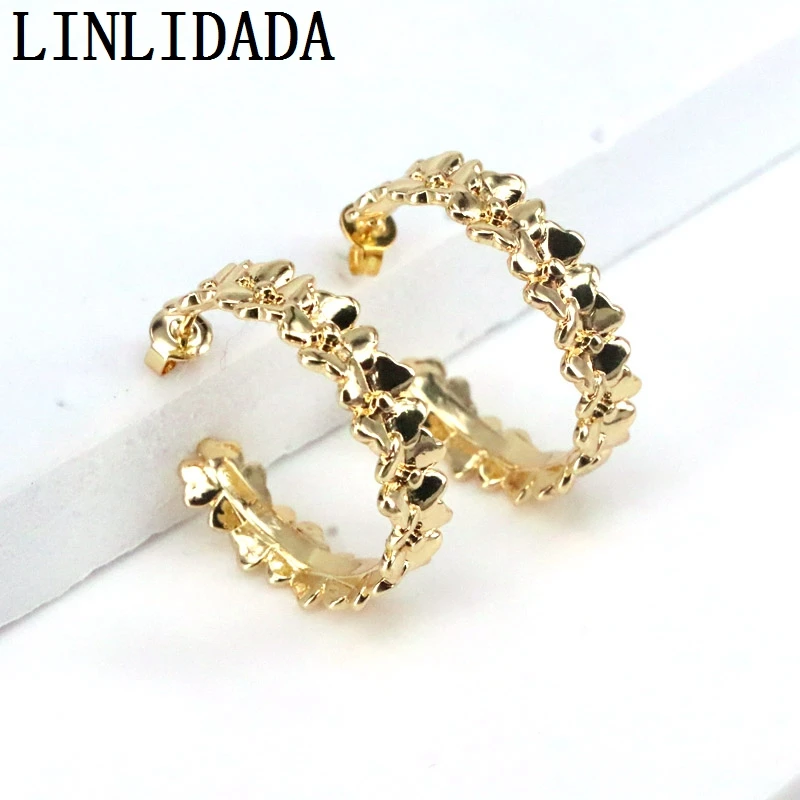 5Pairs Fashion Brass Flower Earrings For Women Gold Color Pendientes 2021 NEW Jewelry 
5Pairs Fashion Brass Flower Earrings For Women Gold Color Pendientes 2021 NEW Jewelry