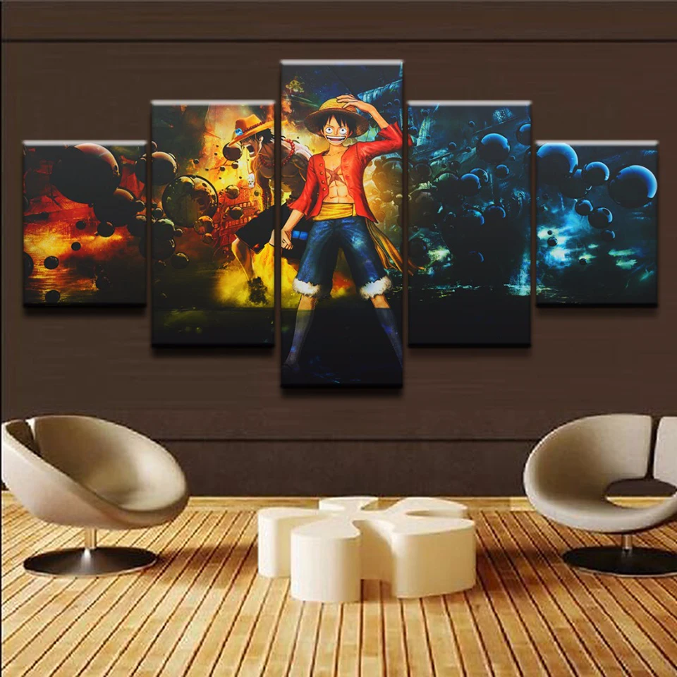 5 Panel Monkey D Luffy Canvas Painting Modular Wall Art Pictures HD Prints One Piece Poster Modern Home Decor Living Room Framed
5 Panel Monkey D Luffy Canvas Painting Modular Wall Art Pictures HD Prints One Piece Poster Modern Home Decor Living Room Framed