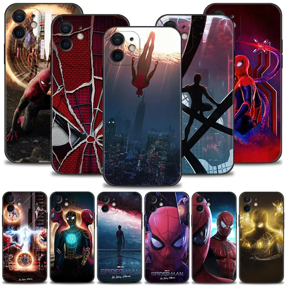 SpiderMan 3 No Way Home Marvel Silicone Case For Apple iPhone 13 12 11 Pro Max XS Max XR X 7 8 Plus 13 12 Mini 6S SE 2020 Shell
SpiderMan 3 No Way Home Marvel Silicone Case For Apple iPhone 13 12 11 Pro Max XS Max XR X 7 8 Plus 13 12 Mini 6S SE 2020 Shell