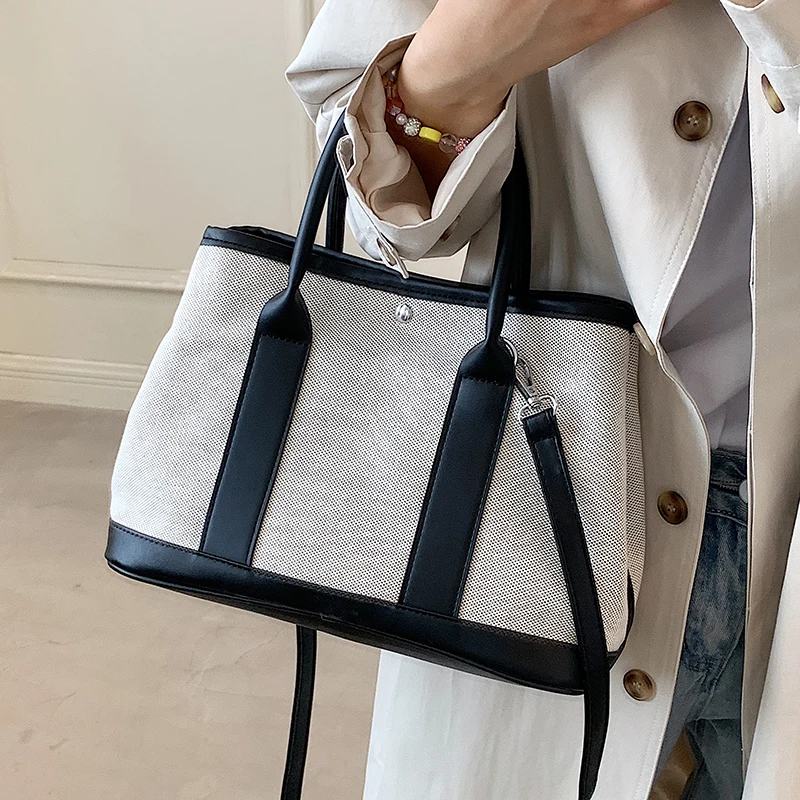 Color Contrast PU Leather Women's Tote Bag Luxury Ladies Crossbody Tote Bag and Wallet Designer Travel Shopping Shoulder Bag
Color Contrast PU Leather Women's Tote Bag Luxury Ladies Crossbody Tote Bag and Wallet Designer Travel Shopping Shoulder Bag