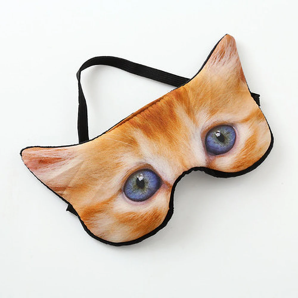 1Pcs Cute 3D Cartoon Sleeping Eye Mask Breathable Funny Realistic Tiger Cat Eye Patch Portable Travel Animal Blindfold Hot Sale
1Pcs Cute 3D Cartoon Sleeping Eye Mask Breathable Funny Realistic Tiger Cat Eye Patch Portable Travel Animal Blindfold Hot Sale