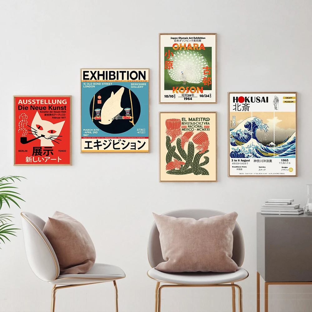 Japanese Poster Exhibition El Maestro 1967 Unique Vintage Canvas Painting Print Hokusai Wall Art For Living Room Home Decor
Japanese Poster Exhibition El Maestro 1967 Unique Vintage Canvas Painting Print Hokusai Wall Art For Living Room Home Decor