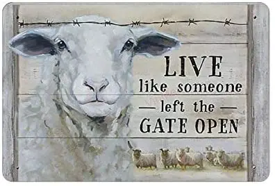 Bit SIGNSHM White Sheep Novelty Parking Retro Metal Tin Sign Plaque Poster Wall Decor Art Shabby Chic Gift Suitable 12x8 Inch
Bit SIGNSHM White Sheep Novelty Parking Retro Metal Tin Sign Plaque Poster Wall Decor Art Shabby Chic Gift Suitable 12x8 Inch