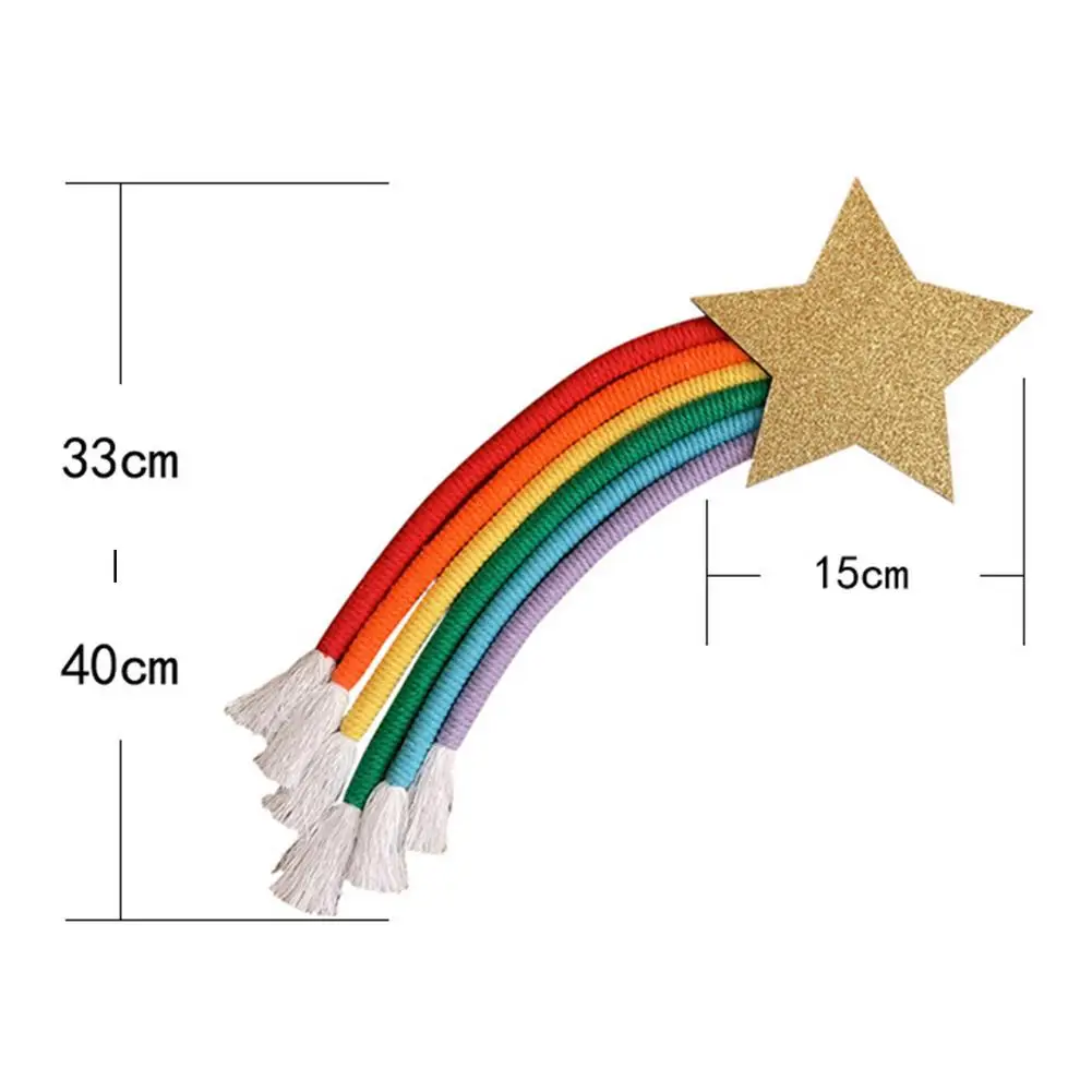 2021 INS Nordic Hand-woven Macrame Lucky Star Rainbow Tapestry Christmas Wall Hanging Decor Tapestry Room Decor Dropshipping
2021 INS Nordic Hand-woven Macrame Lucky Star Rainbow Tapestry Christmas Wall Hanging Decor Tapestry Room Decor Dropshipping