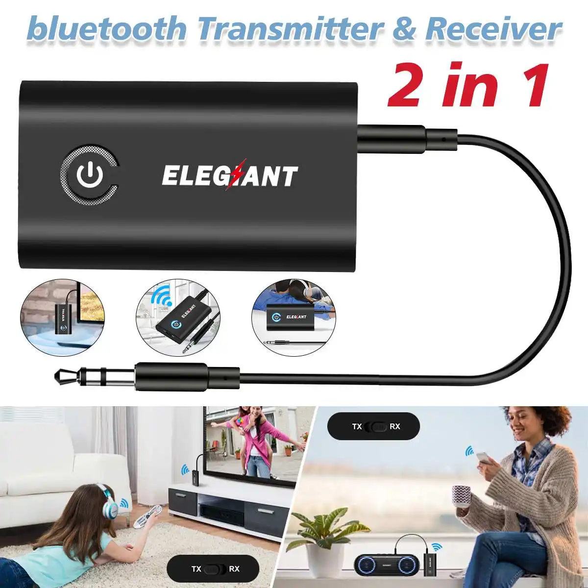 Приемник-передатчик bluetooth 5,0, адаптер 2 в 1, Мини Портативный разъем 3,5 мм, низкая задержка для ПК, ТВ, автомобильной звуковой системы, проводны...
Приемник-передатчик bluetooth 5,0, адаптер 2 в 1, Мини Портативный разъем 3,5 мм, низкая задержка для ПК, ТВ, автомобильной звуковой системы, проводны...
