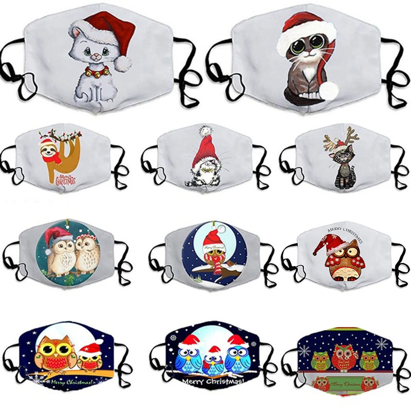 Unisex Fashion Christmas Cute Animal Printing Face Mask Adjustable Washable Reusable Breathable Mouth Mask mascarilla #14
Unisex Fashion Christmas Cute Animal Printing Face Mask Adjustable Washable Reusable Breathable Mouth Mask mascarilla #14