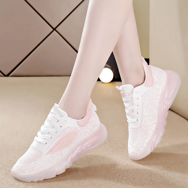 2021 summer Women's Sneakers New Style Fly Woven Sports Shoes Breathable Mesh Women Vulcanized Shoes Non-Slip Cozy Running Shoes
2021 summer Women's Sneakers New Style Fly Woven Sports Shoes Breathable Mesh Women Vulcanized Shoes Non-Slip Cozy Running Shoes
