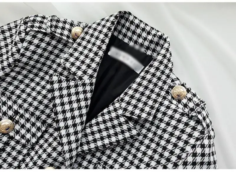 Fashion Office Ladies Plaid Suit Slim Fit Autumn Winter New 2 Pcs Blazer Suits Vintage Business Work Outfits Ensemble
Fashion Office Ladies Plaid Suit Slim Fit Autumn Winter New 2 Pcs Blazer Suits Vintage Business Work Outfits Ensemble
