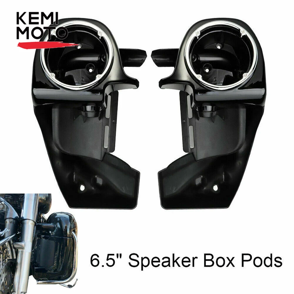KEMIMOTO Lower Vented Leg Fairings W/Speaker Box Pods 6.5" Speaker Pods For Touring Road Glide 1983-2013 Black Left Right Front
KEMIMOTO Lower Vented Leg Fairings W/Speaker Box Pods 6.5" Speaker Pods For Touring Road Glide 1983-2013 Black Left Right Front