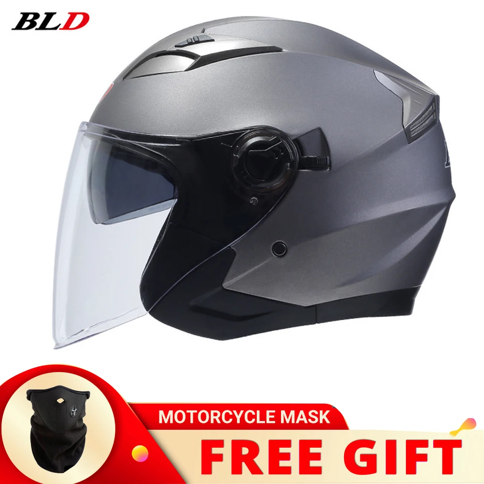New BLD Summer Professional Motorcycle 3/4 Open Face Helmet With Dual Visor Lens Adult Scooter Motorbike Riding Jet Casco Moto
New BLD Summer Professional Motorcycle 3/4 Open Face Helmet With Dual Visor Lens Adult Scooter Motorbike Riding Jet Casco Moto