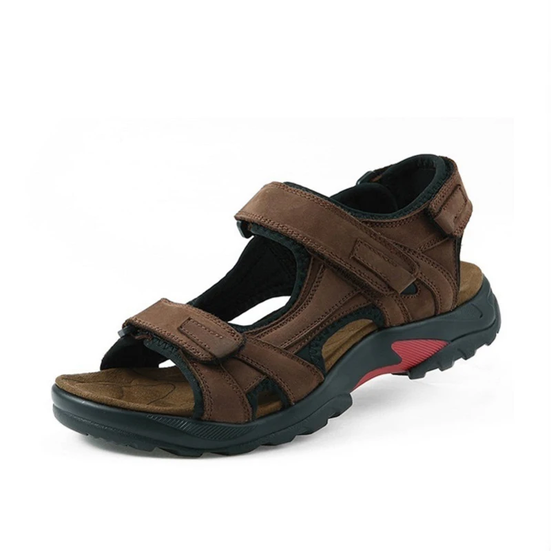 2021 Brand Men's Sandals Genuine Leather Cowhide Sandalias Outdoor Slippers Summer Casual Men Quality Sandeli For Man sapatos
2021 Brand Men's Sandals Genuine Leather Cowhide Sandalias Outdoor Slippers Summer Casual Men Quality Sandeli For Man sapatos