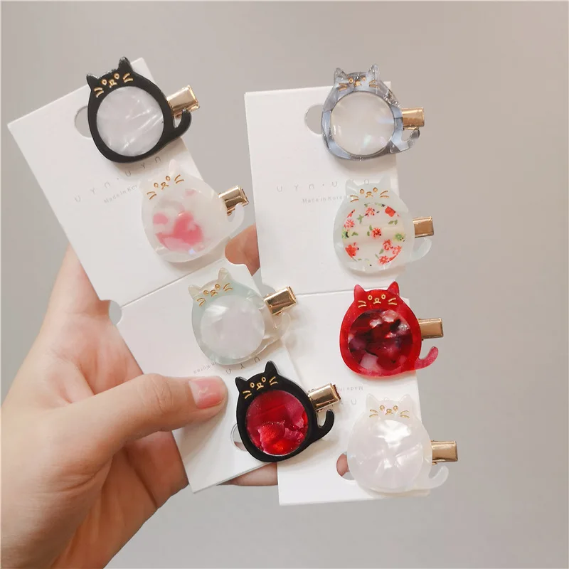 Cute Girls Cartoon Hair Clip For Women Fashion New Cat Acetate Hairpins Barrettes Classic Hair Pin Hair Accessories
Cute Girls Cartoon Hair Clip For Women Fashion New Cat Acetate Hairpins Barrettes Classic Hair Pin Hair Accessories