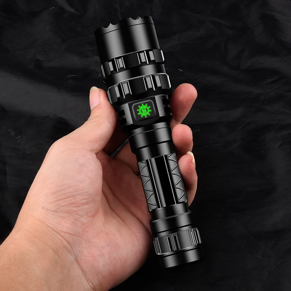 10W XML-L2 High Bright Flashlight Hunting Light Aluminum LED USB Rechargeable Lamp Waterproof Torch Light
10W XML-L2 High Bright Flashlight Hunting Light Aluminum LED USB Rechargeable Lamp Waterproof Torch Light