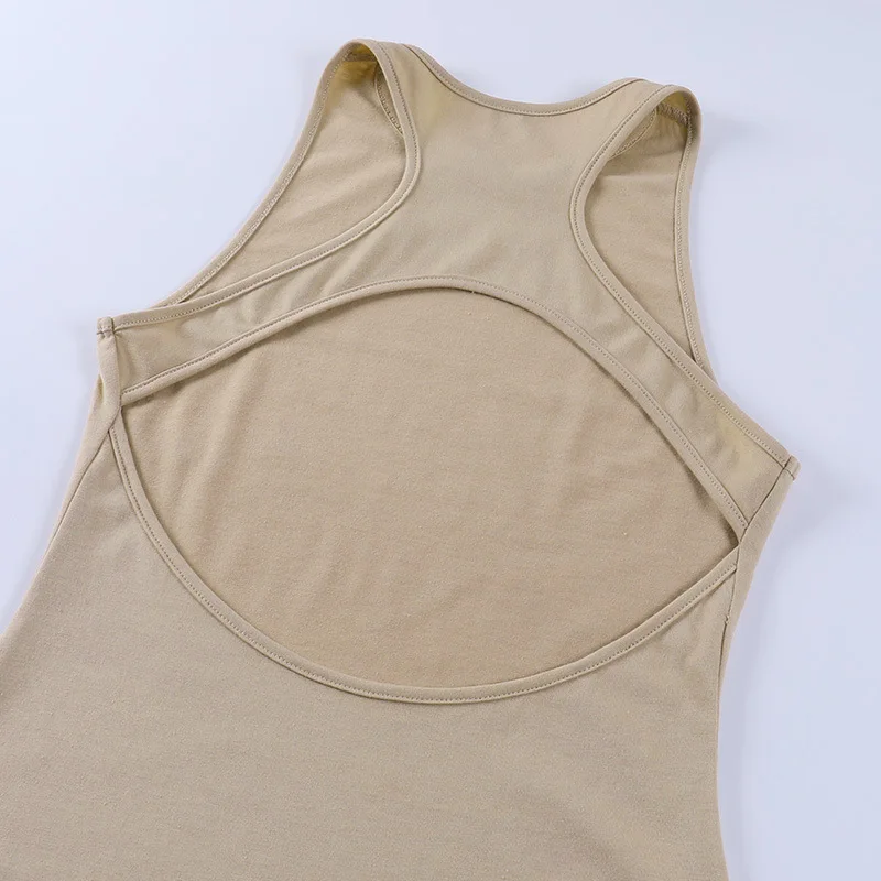 Viifaa O-Neck Solid Backless Sexy Split Side Midi Tank Dress for Summer Sleeveless Women Bodycon Beach Dresses
Viifaa O-Neck Solid Backless Sexy Split Side Midi Tank Dress for Summer Sleeveless Women Bodycon Beach Dresses