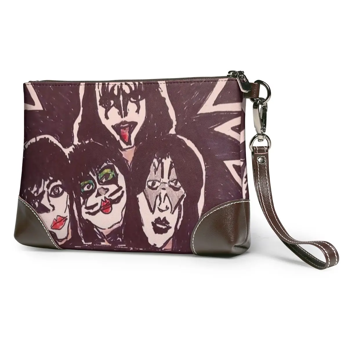 Kiss Band Clutch Bag Genuine Leather Golf Clutch Purse Zipper Design Colourful Wallet
Kiss Band Clutch Bag Genuine Leather Golf Clutch Purse Zipper Design Colourful Wallet