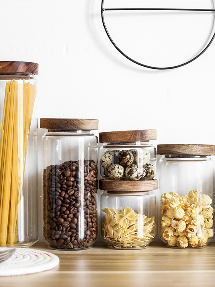 Creative Glass Storage Jar High Borosilicate Glass Sealed Jar Food Storage Bottle Tea Can with Lid Desktop Candy Box Home Decor
Creative Glass Storage Jar High Borosilicate Glass Sealed Jar Food Storage Bottle Tea Can with Lid Desktop Candy Box Home Decor