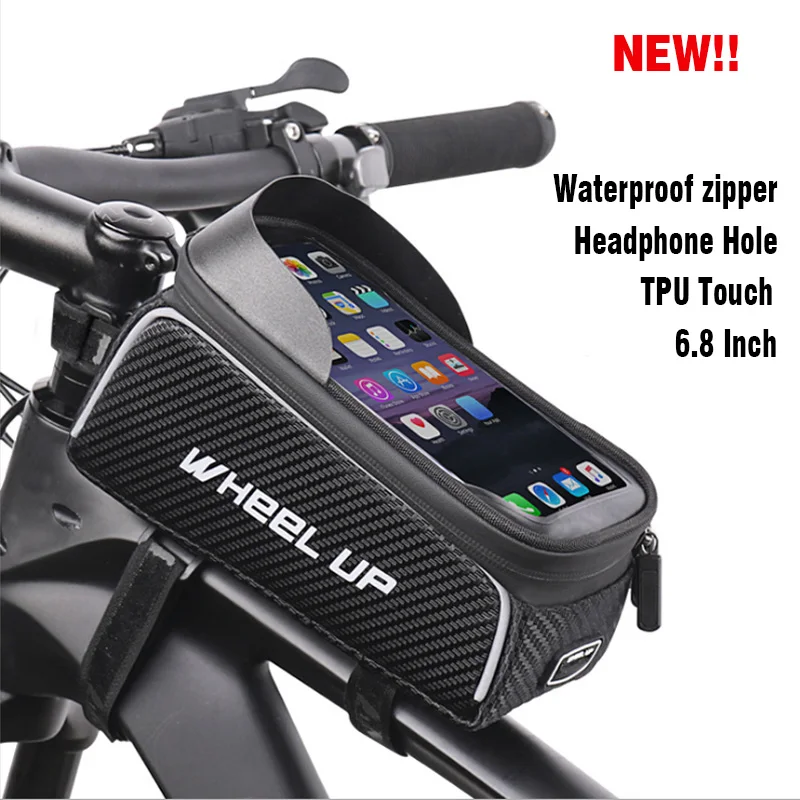 2021 New MTB Bike Bag Mobile Phone Bag Front Frame Tube Large Cycling Bag 6.8 Inch Waterproof Touchscreen Road Bike Bicycle Bag
2021 New MTB Bike Bag Mobile Phone Bag Front Frame Tube Large Cycling Bag 6.8 Inch Waterproof Touchscreen Road Bike Bicycle Bag