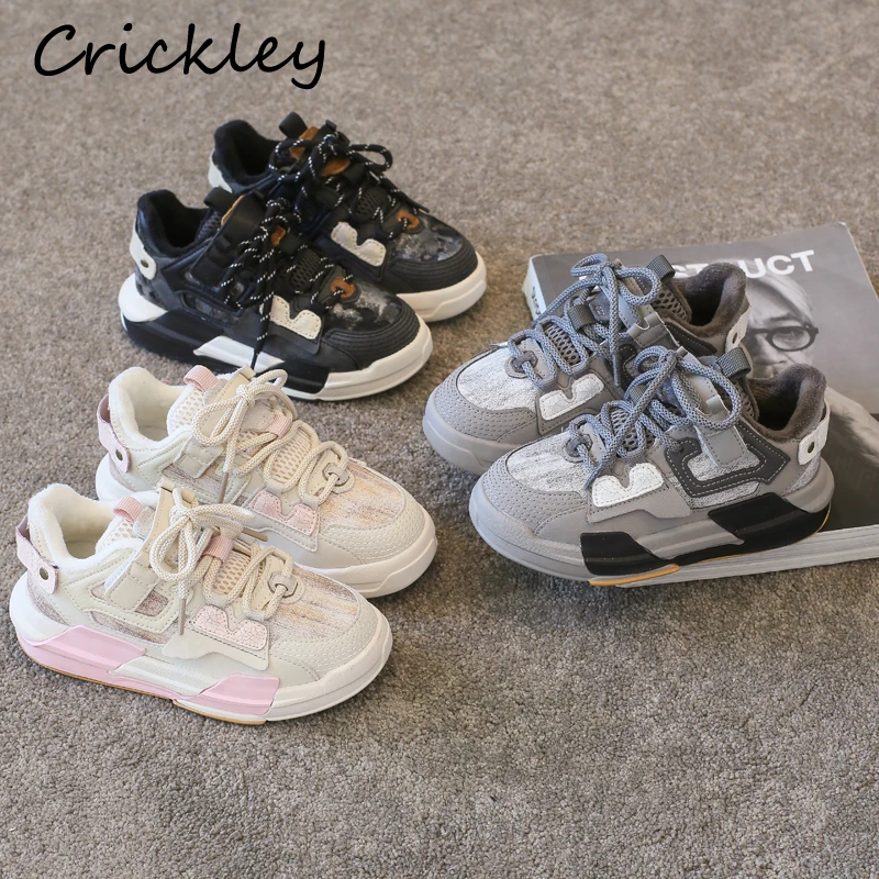 Fashion Patchwork Children's Sneakers Winter Plush Warm Sport Shoes For Boys Girls Soft Sole Anti Slip Kids Casual Shoes
Fashion Patchwork Children's Sneakers Winter Plush Warm Sport Shoes For Boys Girls Soft Sole Anti Slip Kids Casual Shoes