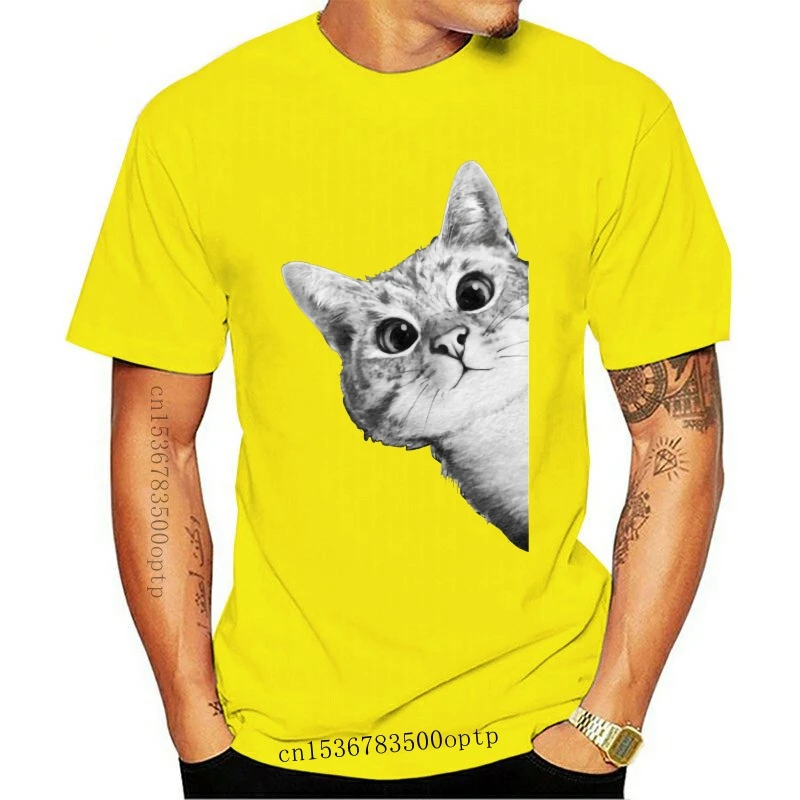 Printed T Shirt Sneaky Cat Tshirt Men T-shirts Kawaii Summer Black Tops & Tees Short Sleeve Mens 100% Cotton Clothes Funny
Printed T Shirt Sneaky Cat Tshirt Men T-shirts Kawaii Summer Black Tops & Tees Short Sleeve Mens 100% Cotton Clothes Funny