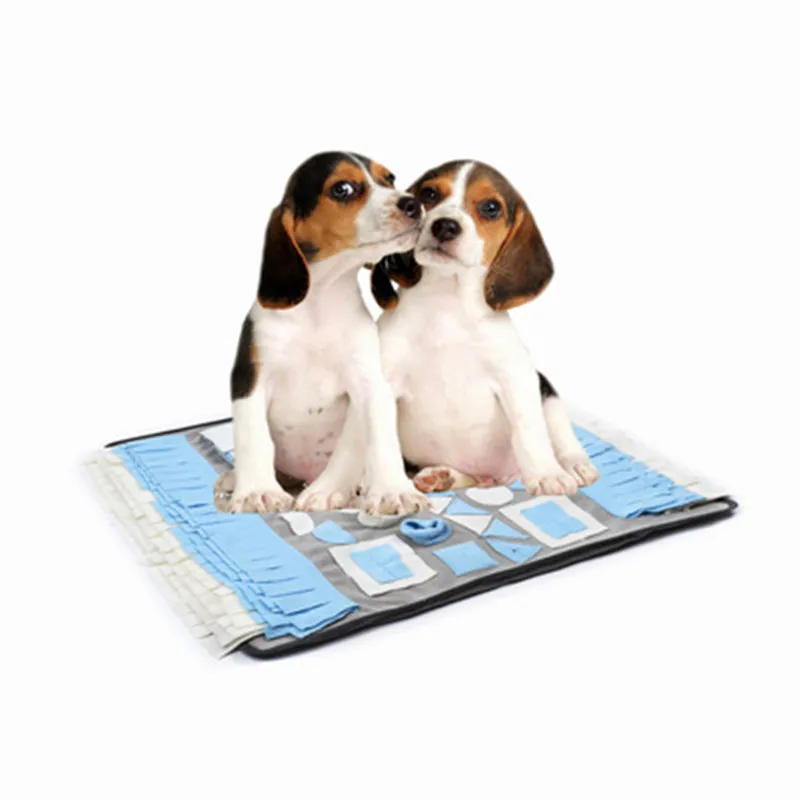 

Собака нюхательный коврик для домашних животных, обучение Одеяло съемная флисовая колодки коврик для собак снять стресс Nosework головоломки игрушки для домашних животных носовая фиксирующая накладка