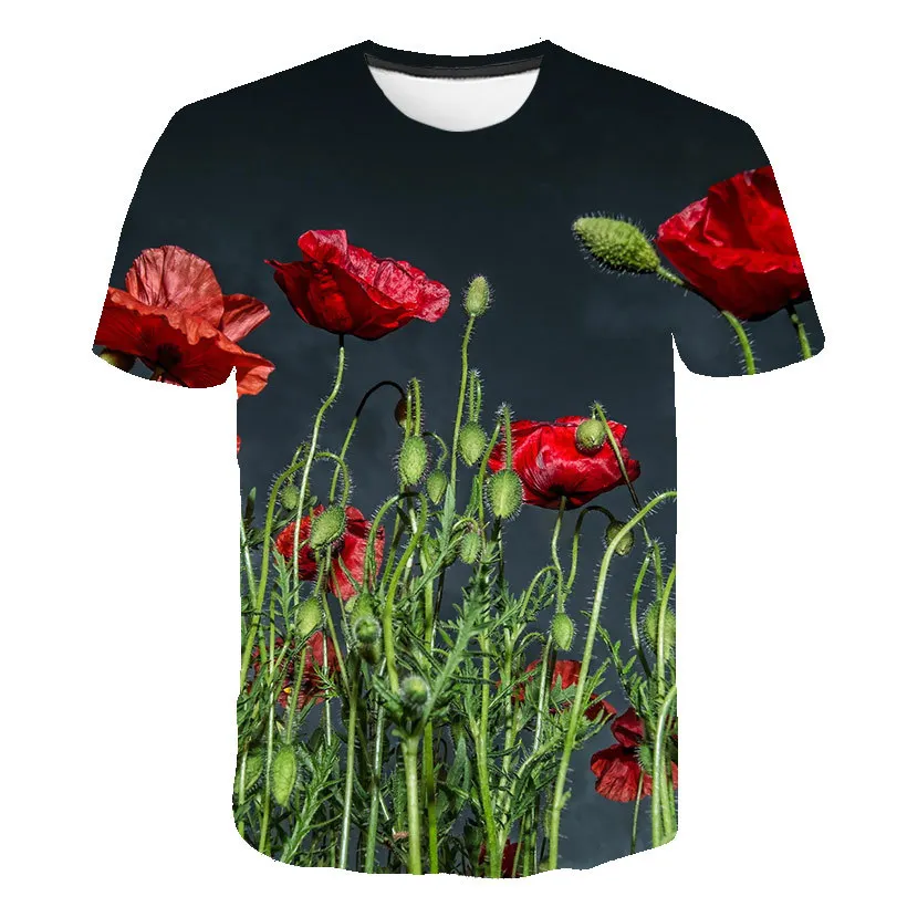 2021 summer new men's T-shirt beautiful flower landscape graphics 3D printing Tshirt casual natural couple short sleeves Graphic 
2021 summer new men's T-shirt beautiful flower landscape graphics 3D printing Tshirt casual natural couple short sleeves Graphic