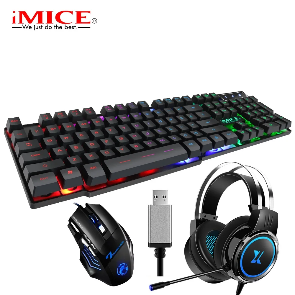Notebook Desktop 3 IN 1 Combo Keyboard Mouse Earphone Sets 104 Keys Wired Keyboard 2400DPI Mice Earphone with Microphone for PC
Notebook Desktop 3 IN 1 Combo Keyboard Mouse Earphone Sets 104 Keys Wired Keyboard 2400DPI Mice Earphone with Microphone for PC