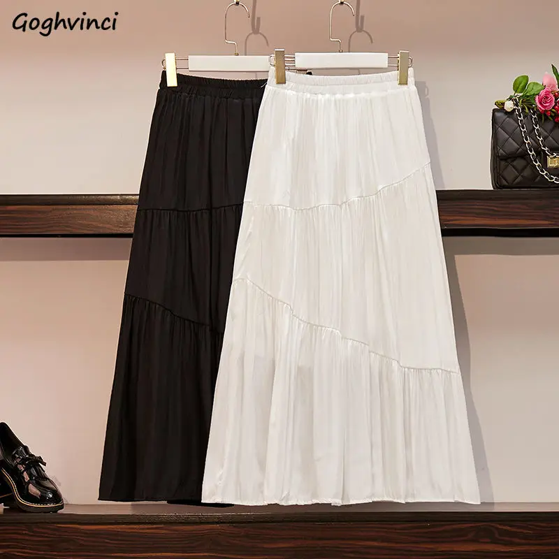 Skirts Women Patchwork Elegant Simple Casual All-match Loose Elastic Waist Fashion New Harajuku Lovely Lightweight Comfortable
Skirts Women Patchwork Elegant Simple Casual All-match Loose Elastic Waist Fashion New Harajuku Lovely Lightweight Comfortable