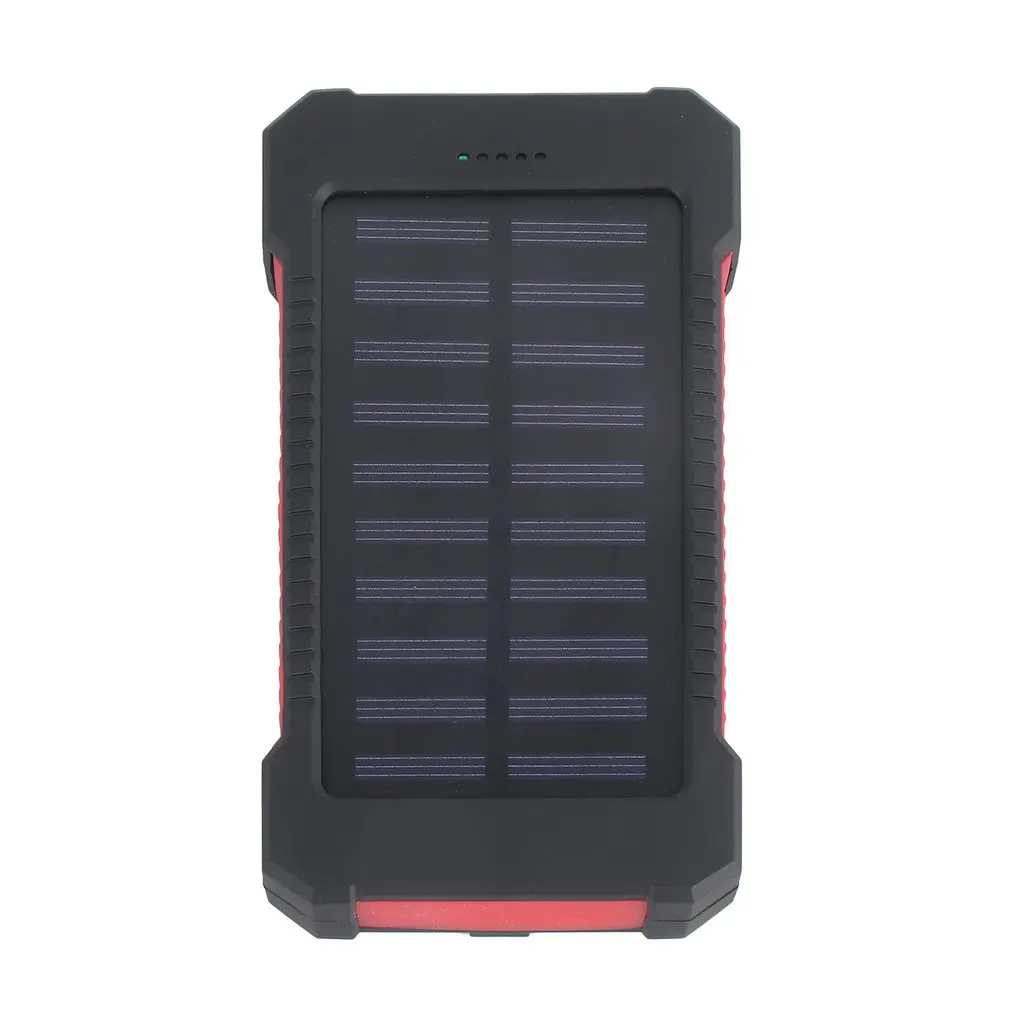 30000mAh Solar Battery Portable Charger Dual USB External Long Lasting High Capacity for Mobile Phone PowerBank | Электроника