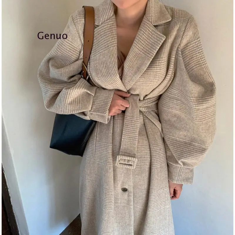 2020 Winter Woolen Coat Women Lantern Sleeve Single Breasted Plaszcze Damskie Manteau Femme Hiver Chic Overcoats
2020 Winter Woolen Coat Women Lantern Sleeve Single Breasted Plaszcze Damskie Manteau Femme Hiver Chic Overcoats