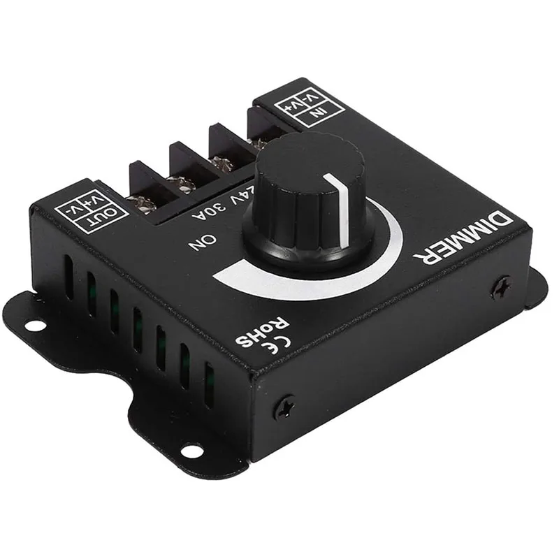 Dimmers-Illuminated Monochromatic Lamp 12V-24V 30A LED Switch Dimmer Controller with Knob Switch Dimmer Manual Operation
Dimmers-Illuminated Monochromatic Lamp 12V-24V 30A LED Switch Dimmer Controller with Knob Switch Dimmer Manual Operation