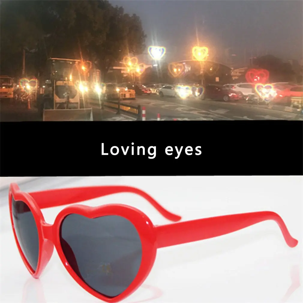 Love Heart Shape Sunglasses Women PC Frame Light Change Love Heart Lens Colorful Sun Glasses Female Red Pink Shades Magic
Love Heart Shape Sunglasses Women PC Frame Light Change Love Heart Lens Colorful Sun Glasses Female Red Pink Shades Magic