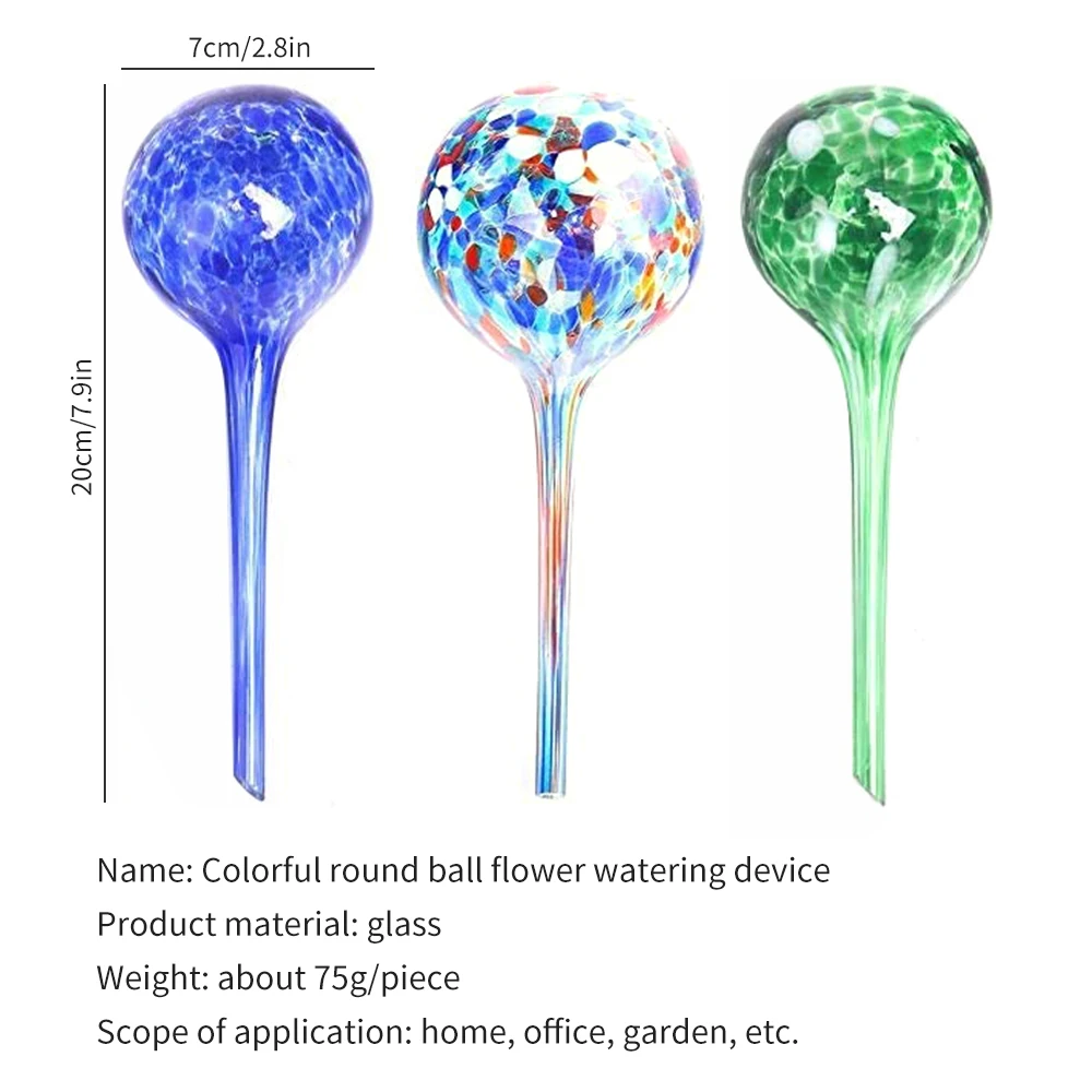 3Pcs Lazy Flower Watering Device Automatic Watering Color Ball Indoor Plant Flower Pot Decoration Watering Drip Irrigation
3Pcs Lazy Flower Watering Device Automatic Watering Color Ball Indoor Plant Flower Pot Decoration Watering Drip Irrigation