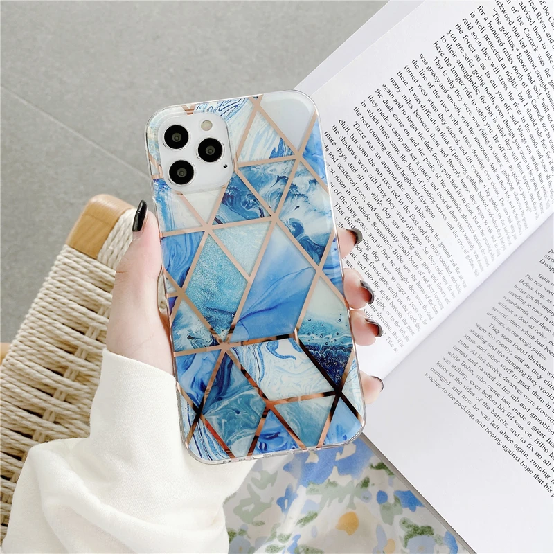 Luxury Plating Geometric Purple Pink IMD Marble Stone Hard Back Case for iPhone 12 Pro Max 11 Glossy Cover
Luxury Plating Geometric Purple Pink IMD Marble Stone Hard Back Case for iPhone 12 Pro Max 11 Glossy Cover