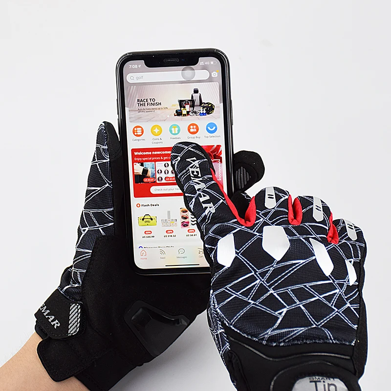 VEMAR Motorcycle Gloves Summer Breathable Full Finger Moto Gloves Touchscreen Motocross Motorbike Riding Cycling Biker Gloves
VEMAR Motorcycle Gloves Summer Breathable Full Finger Moto Gloves Touchscreen Motocross Motorbike Riding Cycling Biker Gloves