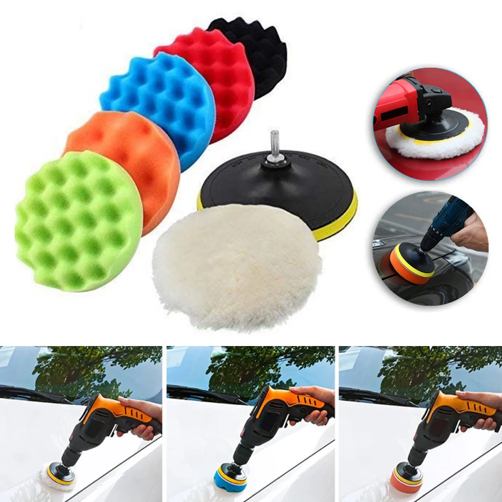 8PCS 3"Buffing Pads Car Sponge Polishing Pad Kit for Car Boat Glass Floor Buffer Polisher Waxing Sanding Polishing Accessories
8PCS 3"Buffing Pads Car Sponge Polishing Pad Kit for Car Boat Glass Floor Buffer Polisher Waxing Sanding Polishing Accessories