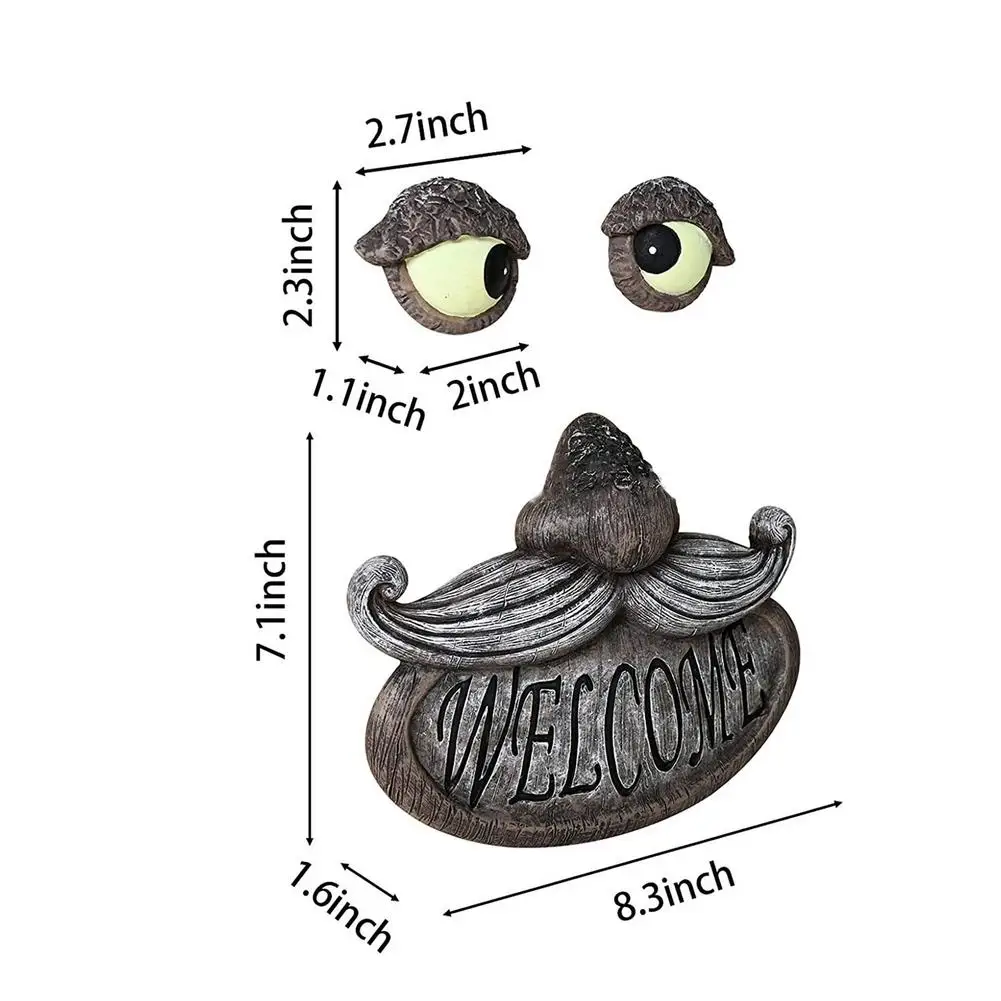 Tree Face Decor Luminous Eyes Outdoor Tree Art Sculpture Old Man Tree Face Welcome Decoration Garden Tree Garden Decoration
Tree Face Decor Luminous Eyes Outdoor Tree Art Sculpture Old Man Tree Face Welcome Decoration Garden Tree Garden Decoration