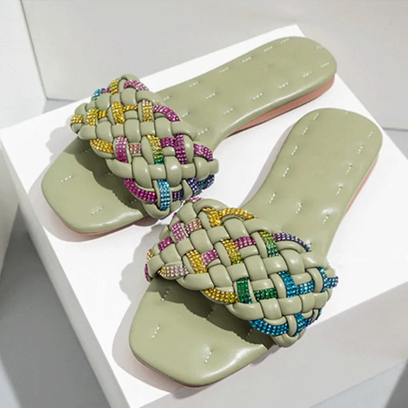 Summer Fashion Women Slippers Mixed Colors Plaid Pattern Comfortable Women Outdoor Slippers High Quality Brand Designer Shoes
Summer Fashion Women Slippers Mixed Colors Plaid Pattern Comfortable Women Outdoor Slippers High Quality Brand Designer Shoes