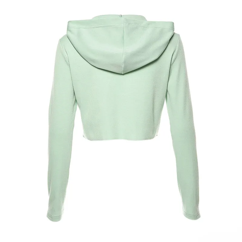2020 Women Fashion Long Sleeve Hooded Top Stylish Zipper Solid Color Top for Ladies coat spring autumn
2020 Women Fashion Long Sleeve Hooded Top Stylish Zipper Solid Color Top for Ladies coat spring autumn