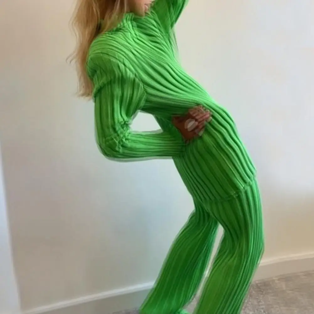 2021 New Ribbed Outfits Knitted Long Sleeve Sweater Top And Pants 2 Piece Sets Casual Loose Tracksuit Fashion Chic Suit 
2021 New Ribbed Outfits Knitted Long Sleeve Sweater Top And Pants 2 Piece Sets Casual Loose Tracksuit Fashion Chic Suit