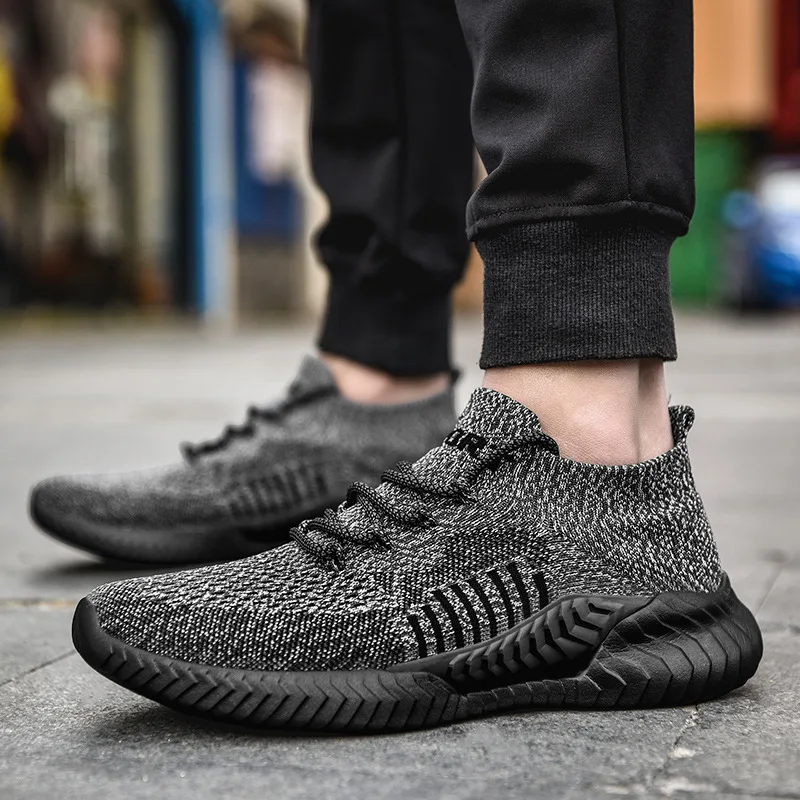 New 2021 Men Running Shoes Breathable Men Sock Sport Sneakers Lace Up Light Couple Walking Shoes Outdoor Footwear
New 2021 Men Running Shoes Breathable Men Sock Sport Sneakers Lace Up Light Couple Walking Shoes Outdoor Footwear