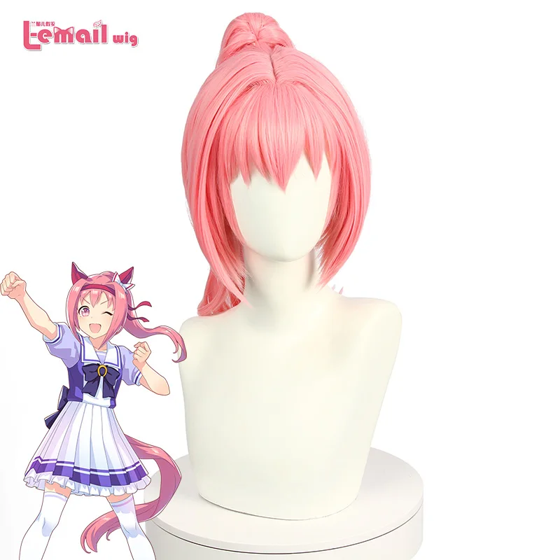 L-email wig Uma Musume Haru Urara Cosplay Wig Uma Musume Pretty Derby Pink Wig with Bangs Ponytail Synthetic Hair Heat Resistant
L-email wig Uma Musume Haru Urara Cosplay Wig Uma Musume Pretty Derby Pink Wig with Bangs Ponytail Synthetic Hair Heat Resistant