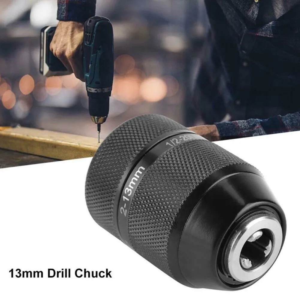 All-metal Hand-tight Drill Chuck 2-13mm 1/2-20UNF For Electric Drill Power Tools In Stock Drop Shipping
All-metal Hand-tight Drill Chuck 2-13mm 1/2-20UNF For Electric Drill Power Tools In Stock Drop Shipping