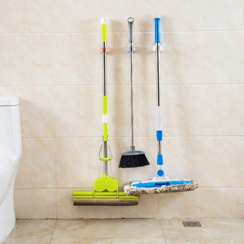 2Pcs Mop Rack Wall Mounted Mop Holder Broom Holder Hanger Shelf Organizer Hook Household Kitchen Organizer Bathroom Accessories
2Pcs Mop Rack Wall Mounted Mop Holder Broom Holder Hanger Shelf Organizer Hook Household Kitchen Organizer Bathroom Accessories