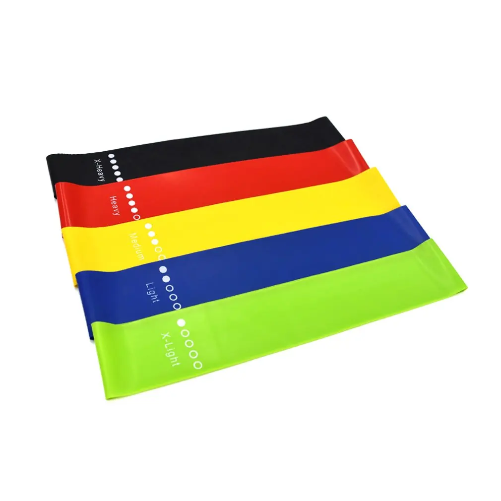 5 Colors Yoga Resistance Rubber Bands Indoor Outdoor Fitness Equipment 0.35mm-1.1mm Pilates Sport Training Workout Elastic Bands
5 Colors Yoga Resistance Rubber Bands Indoor Outdoor Fitness Equipment 0.35mm-1.1mm Pilates Sport Training Workout Elastic Bands