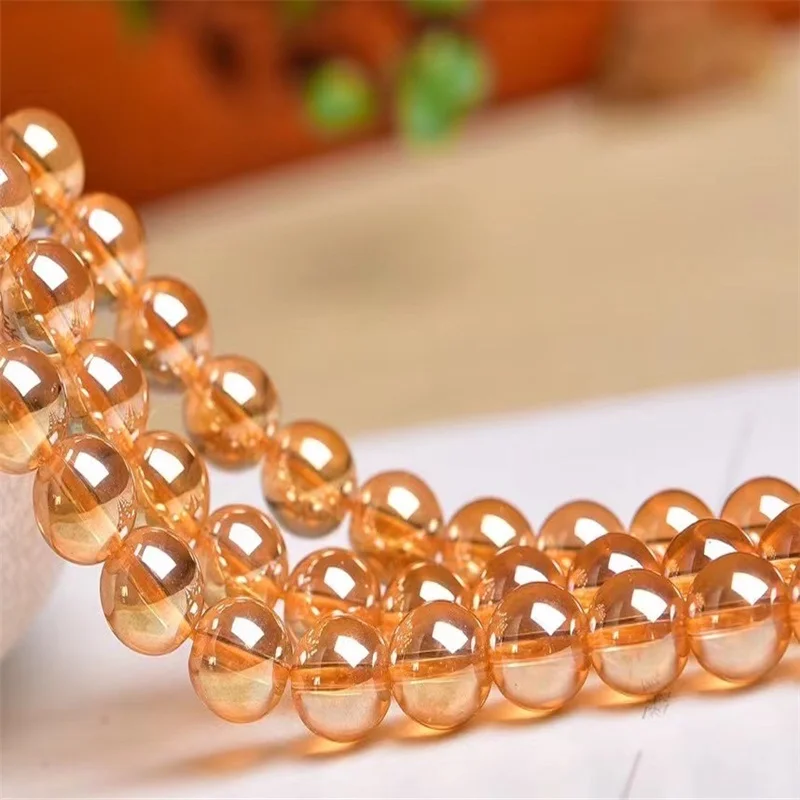 Natural Electroplated Yellow Crystal Semi Finished Product 40Cm Jewelry Making
Natural Electroplated Yellow Crystal Semi Finished Product 40Cm Jewelry Making